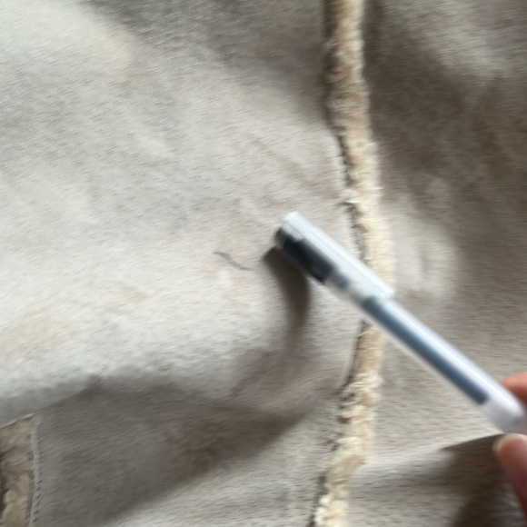 VINTAGE 100% REAL LEATHER SHEARLING DELIAS JACKET NWOT - Picture 6 of 6